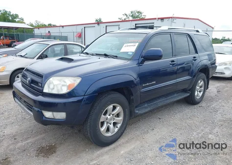 2003 Toyota 4Runner Sr5 Sport V8 из США, поврежденный, VIN JTEBT14R438007954
